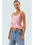 Fitted Havuz Yaka Crop Bluz 96% Pamuk Yazlık Örme Kumaş Zarifane Tasarım Modern Stil 2