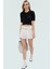 Rejenere Kaşkorse Crop Bluz Çizgili Polo Yaka Fitted Yazlık Konforlu Kesim Özenle Seçilmiş 1