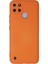 Realme C25Y Kılıf Nano Içi Kadife Silikon - Turuncu Svlrs 1