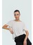 Rahat Viskoz Bluz Büzgülü Kollar Bisiklet Yaka Regular Kalıp Yazlık Şık Görünüm Modern Stil 2