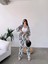 Desenli Kimono &amp; Pantolon Ikili Takım 3