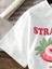 Strawberry Baskılı Kız Çocuk/yetişkin Alt Üst Takım – Yazlık Tişört ve Şort Seti 3