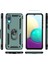 Samsung Galaxy A02 Kılıf Sofya Yüzüklü Silikon Kapak - Yeşil Svlrs 3