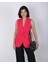 Kadın Fuşya Düğme Detaylı Blazer Yelek 1