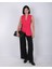 Kadın Fuşya Düğme Detaylı Blazer Yelek 6