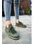 J307 Tricot Ortopedik Taban Günlük Triko Erkek Sneaker Spor Ayakkabı Tht Haki 1