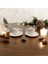 2 Kişilik Boncuk Desenli Fincan Takımı, Kahve Bardağı Seti, Beyaz Renk 1