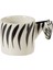 Beyaz Zebra Wıld Kahve Fincanı, Şık ve Modern Tasarım, Kahve Keyfi Için Ideal Seçenek 1