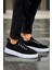J319 Stamina Ortopedik Taban Günlük Süet Erkek Sneaker Spor Ayakkabı Sbt Siyah 2