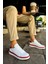 J979 Santoni Ortopedik Taban Günlük Cilt Erkek Sneaker Spor Ayakkabı Cbt Beyaz/kırmızı 1