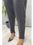 Saten Ipek Tunik Pantolon Takım Antrasit 37017 4