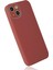 Iphone 14 Plus Kılıf Glass Kapak - Bordo Svlrs 3