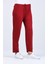 Pamuklu Viskon Ince Yazlık Cepli Jumbo Penye Pijama Pantolon Bordo - 4xl 2