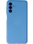 Samsung Galaxy A04S Kılıf Nano Içi Kadife Silikon - Mavi Svlrs 1
