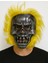Wild Skull - Metal Kafatası Sarı Saçlı Iskelet Maske 1