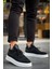 J2408 Fusion Ortopedik Taban Günlük Triko Erkek Sneaker Spor Ayakkabı Tbt Siyah 1