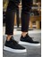 J2408 Fusion Ortopedik Taban Günlük Triko Erkek Sneaker Spor Ayakkabı Tbt Siyah 3