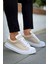 J2411 Artenay Ortopedik Taban Günlük Cilt Erkek Sneaker Spor Ayakkabı Cbt Bej 4