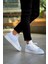 J2423 Ortopedik Taban Günlük Triko Erkek Sneaker Spor Ayakkabı Tbt Beyaz 2