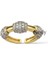 Bamboo Glow – 18 Ayar Çift Renkli Gold Yüzük 2