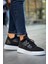J2425 Ortopedik Taban Günlük Triko Erkek Sneaker Spor Ayakkabı Tbt Siyah 3