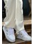 J2410 Avax Ortopedik Taban Günlük Cilt Erkek Sneaker Spor Ayakkabı Cbt Beyaz/gri 2