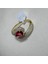 Ruby Spiral Snake – Ayarlanabilir Yüzük 2