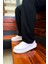 J075 Signature Ortopedik Taban Günlük Cilt Erkek Sneaker Spor Ayakkabı Cbt Beyaz 1
