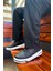 J075 Signature Ortopedik Taban Günlük Cilt Erkek Sneaker Spor Ayakkabı Cbt Siyah 1
