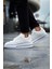 J299 Sollıevo Ortopedik Taban Günlük Cilt Erkek Sneaker Spor Ayakkabı Cbt Beyaz 2