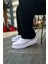 J075 Signature Ortopedik Taban Günlük Cilt Erkek Sneaker Spor Ayakkabı Cbt Beyaz 3