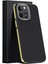 Iphone 15 Pro Kılıf Aramid 600D Kevlar Karbon Fiber Magsafe Kapak - Sarı Svlrs 2