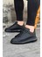 J095 Bağcıklı Ortopedik Taban Erkek Sneaker Günlük Ayakkabı St Siyah 1