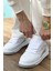 J2410 Avax Ortopedik Taban Günlük Cilt Erkek Sneaker Spor Ayakkabı Cbt Beyaz 1