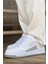 J2410 Avax Ortopedik Taban Günlük Cilt Erkek Sneaker Spor Ayakkabı Cbt Beyaz 4