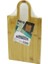 DİKDÖRTGEN=22X38CM Ahşap Bambu Kesim Panosu - Kesme Tahtası Oval Kulplu (5047) 1