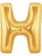 Altın Sarısı Folyo Harf Balon 1 Metre 1