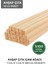 Doğal Çam Ahşap Çıta 1X1X100 Cm, 10'lu Paket, Dayanıklı ve Şık Tasarım 1