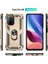Xiaomi Poco F3 Kılıf Sofya Yüzüklü Silikon Kapak - Gold Svlrs 3
