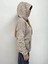 Kadın Baskılı Kapüşonlu Sweatshirt - Gri 4