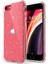 iPhone 7/8/se/7plus/8plus/x/xs/xs Max Modelleriyle ile Uyumlu Parlak Simli Transparan Silikon Kılıf 1