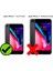 iPhone 7/8/se/7plus/8plus/x/xs/xs Max Modelleriyle ile Uyumlu Parlak Simli Transparan Silikon Kılıf 4