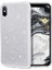 iPhone 7/8/se/7plus/8plus/x/xs/xs Max Modelleriyle ile Uyumlu Parlak Simli Transparan Silikon Kılıf 1
