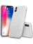 iPhone 7/8/se/7plus/8plus/x/xs/xs Max Modelleriyle ile Uyumlu Parlak Simli Transparan Silikon Kılıf 2