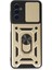 Samsung Galaxy M14 5g Kılıf Pars Lens Yüzüklü Silikon - Gold Svlrs 1