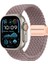 Apple Watch Ultra 49MM Uyumlu Zore KRD-134 Örgü Tasarımlı Hasır Kordon Strap Kayış 1
