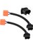 2 Adet H13 9008 H4 9003 Hb2 Adaptörü Far Dönüşüm Kablosu Dişi LED Işık (Yurt Dışından) 3
