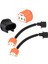 2 Adet H13 9008 H4 9003 Hb2 Adaptörü Far Dönüşüm Kablosu Dişi LED Işık (Yurt Dışından) 4
