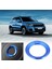 Araba Direksiyon Halka Kapak Trim Octavia A7 A5 Hızlı Fabia Superb 2012-2016 Mavi (Yurt Dışından) 2