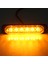 4 Adet 12-24 V Araba 6 LED Flaş Strobe Acil Uyarı Işık Grille Yanıp Sönen Light Sarı (Yurt Dışından) 4